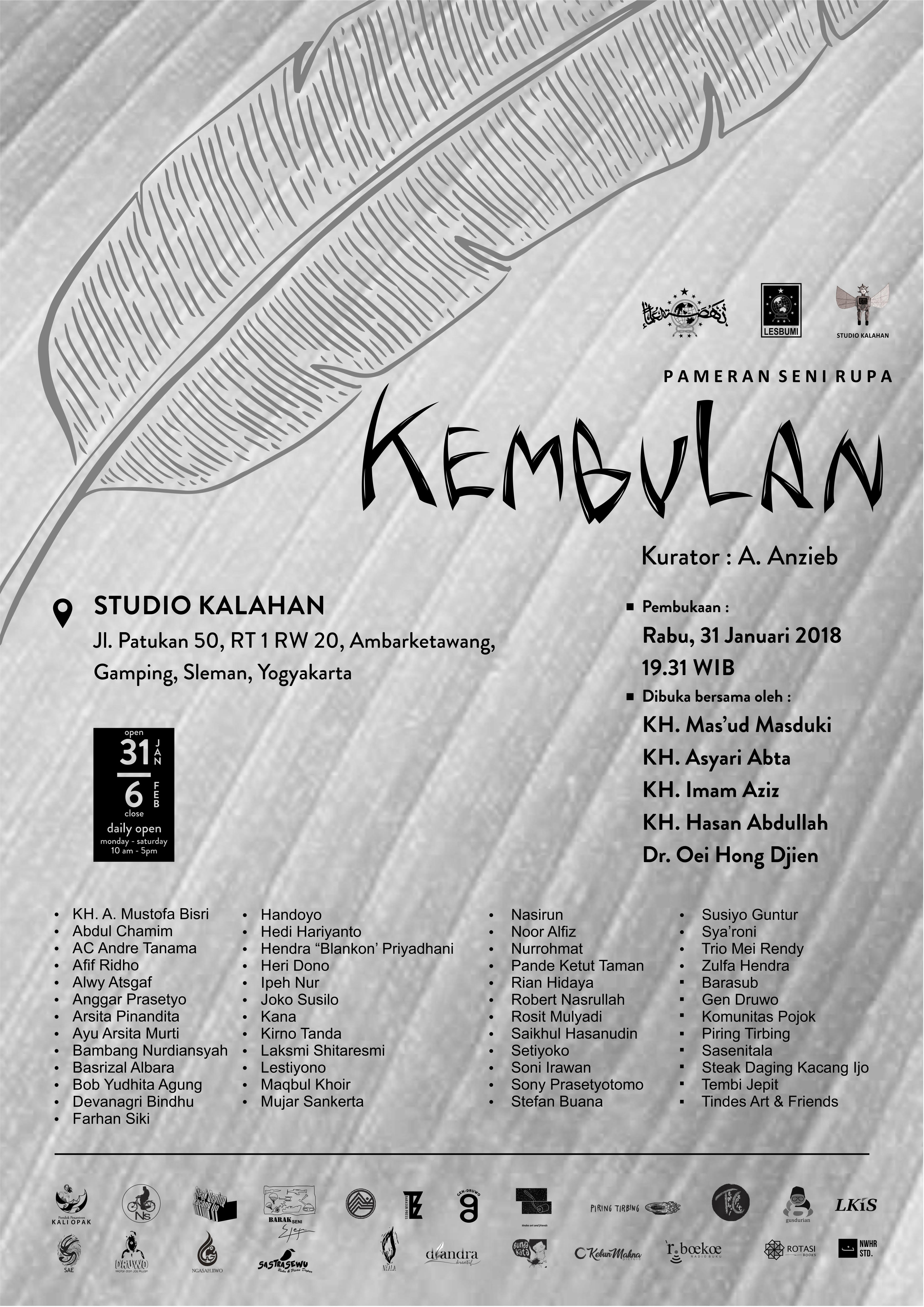 Poster Publikasi Pameran Kembulan -Haul Gusdur