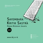 Sayembara Kritik Sastra DKJ Tahun 2019