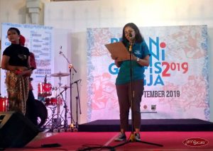 Penutupan Pekan Seni Grafis Yogyakarta tahun 2019 -Theresia A. Sitompul