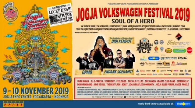 Poster Resmi Jogja Volkswagen Festival 2019