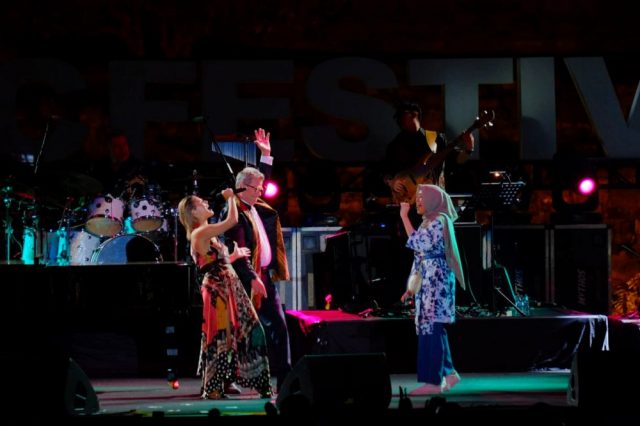 Pia Toscano, David Foster, and Shadira Firdausi on Batik Music Festival 2019