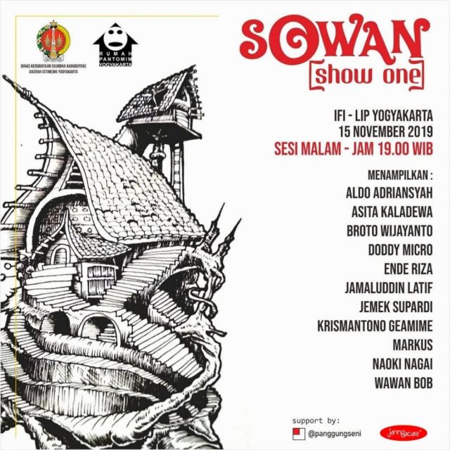 Perhelatan Show-One a.k.a Sowan oleh Rumah Pantomim Yogyakarta