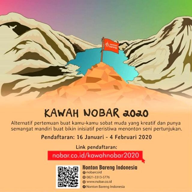 Open Call Kawah Nobar Sebagai Alternatif Pertemuan Kawula Muda Kreatif