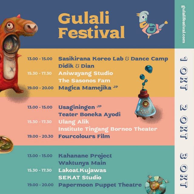 jadwal Festival GULALI 2021