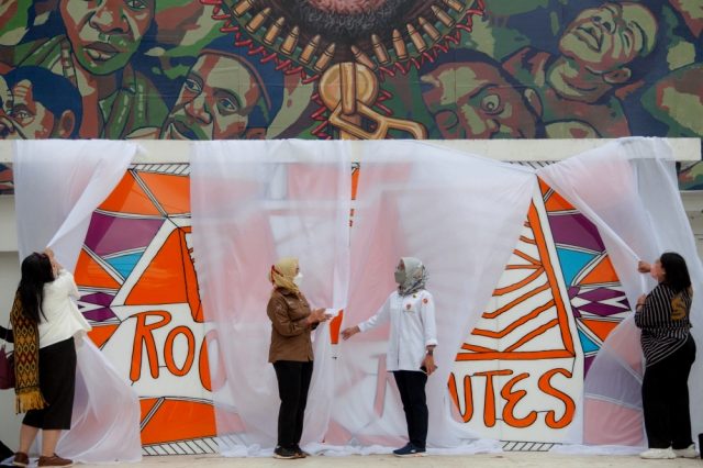 Unveiling Mural - Opening Ceremony Biennale Jogja Tahun 2021 Roots Routes