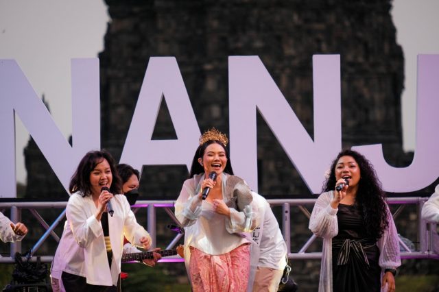 Yura Yunita di Prambanan Jazz Festival