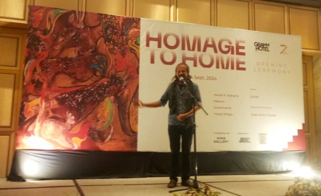 Nasirun Pameran Seni Homage To Home Oleh GRAMM Hotel by Ambarrukmo