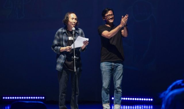 ARTJOG 2024-Closing Ceremony-Hendro Wiyanto (Kurator ARTJOG 2024) & Heri Pemad (CEO ARTJOG)